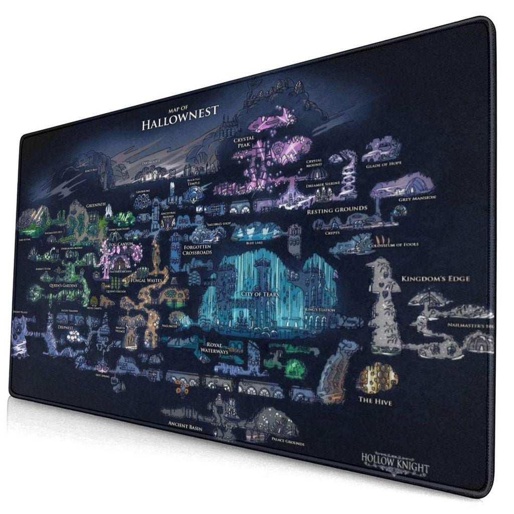 Hollow Knight Mouse Pad Large Gaming Mouse Pad Mat Extended Size Mousepad for Computer Desktop PC Laptop Keyboard Pad Desk Pad with Anti-Slip Rubber Mat Base - LeoForward Australia