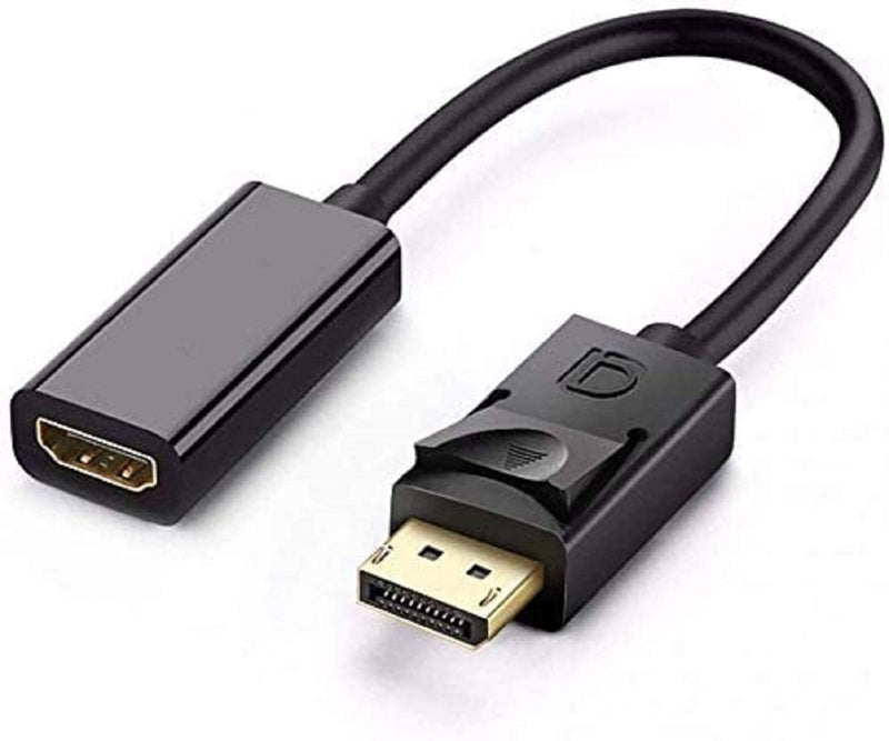  [AUSTRALIA] - DisplayPort to HDMI Adapter, Bonzon BR Unidirectional DP to HDMI Adapter Cable Male to Female Support 1080P 3D for Display Port Enabled PC/Desktops/Laptops to Connect to HDMI Enabled Displays