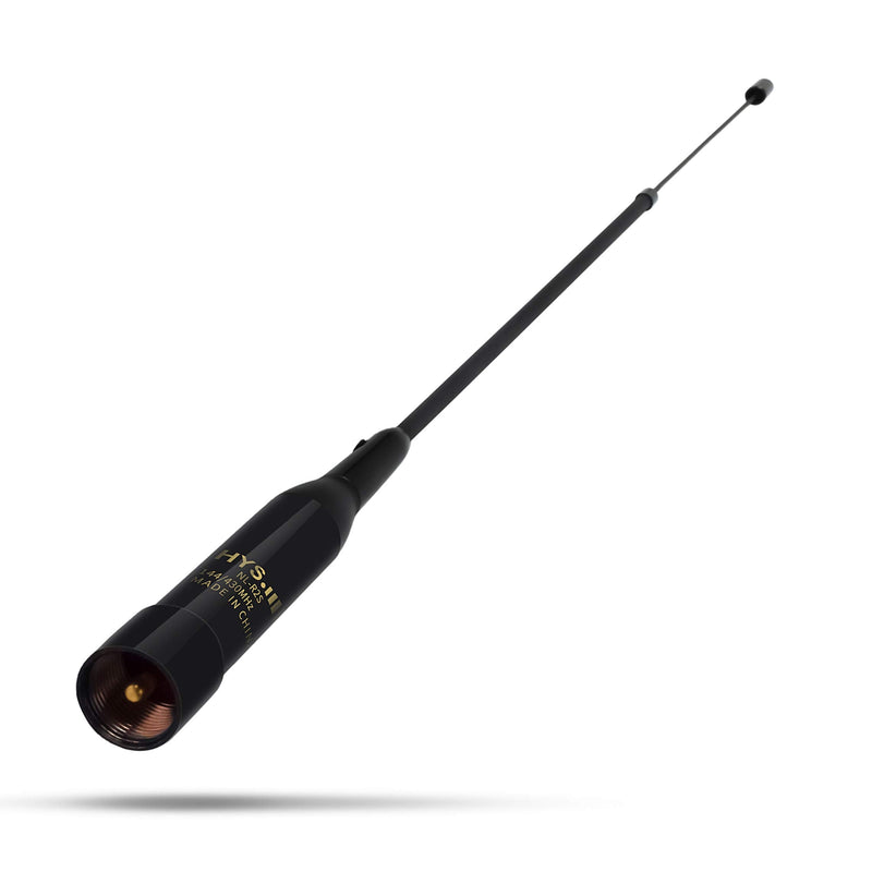  [AUSTRALIA] - HYS Tri-Band VHF UHF 137-174/180-260/400-480MHz 100W 20inch 2.15dBi/5.2dBi PL-259 UHF Male Soft Telescopic Antenna for Yaesu Kenwood Motorola Taxi Bus Vehicle Amateur Ham Mobile Radio Transceiver