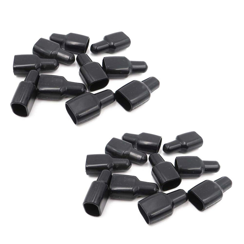  [AUSTRALIA] - Treedix 20pcs Flame Retardant Cover Rubber Sleeve Compatible with 2-Position Anderson Powerpole Connectors For 2 connectors