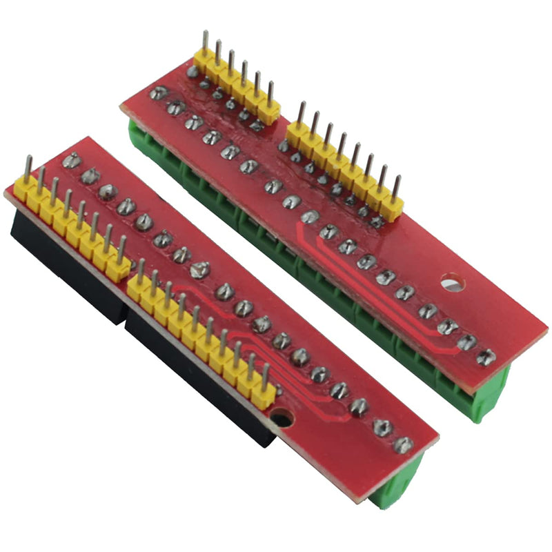  [AUSTRALIA] - DEVMO 2Pcs Proto Screw Shield V2 Expansion Board Terminal Compatible with Ar-duino UNO R3 Top