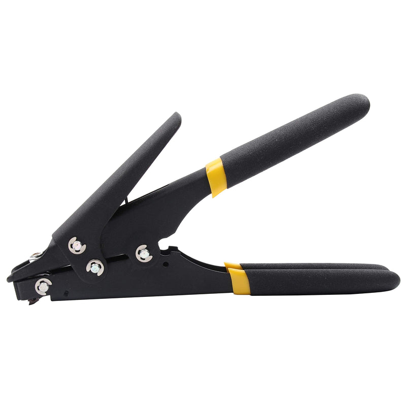  [AUSTRALIA] - Cable Tie Tool,Knoweasy Cable Tie Gun and Tensioning and Cutting Tool for Plastic Nylon Cable Tie or Fasteners Black