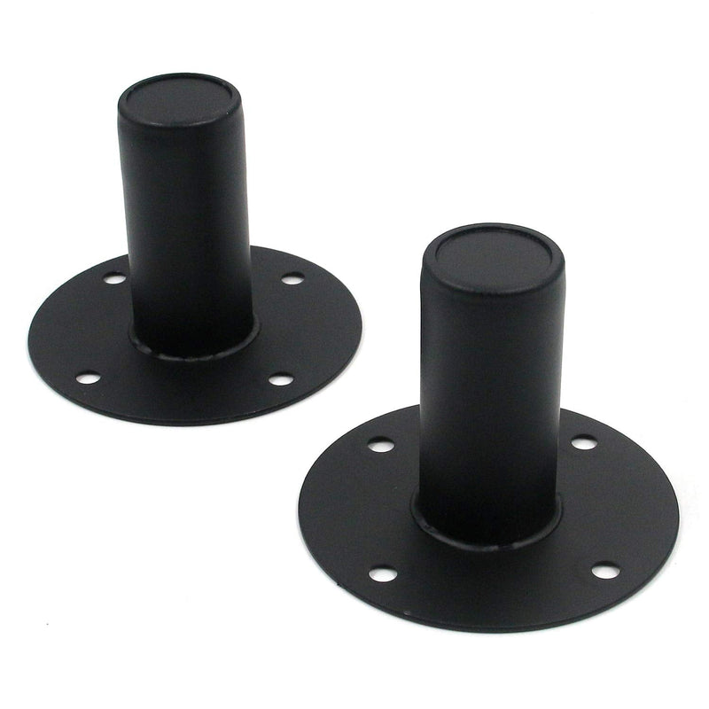  [AUSTRALIA] - T Tulead Speaker Mount Stand Top Bracket 4.21"×3.15" Speaker Cabinet Pole Mount Speaker Stand Mounts Pack of 2