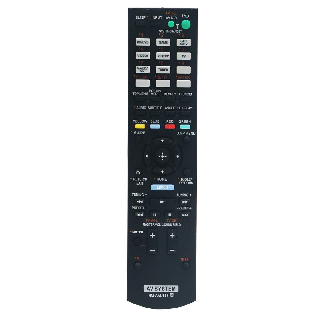 RM-AAU116 Replacement Remote Control fit for Sony AV Receiver STR-DH710 STR-DH520 STR-DN850 STR-DH830 STR-DH750 STR-KS470 STR-KS380 HT-DDW3500 - LeoForward Australia