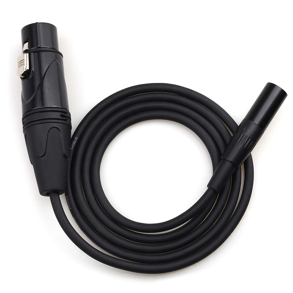  [AUSTRALIA] - Female to Mini XLR Male Microphone Audio Cable for Blackmagic Pocket 4K Camera Video Assist 4K (3ft) 3ft