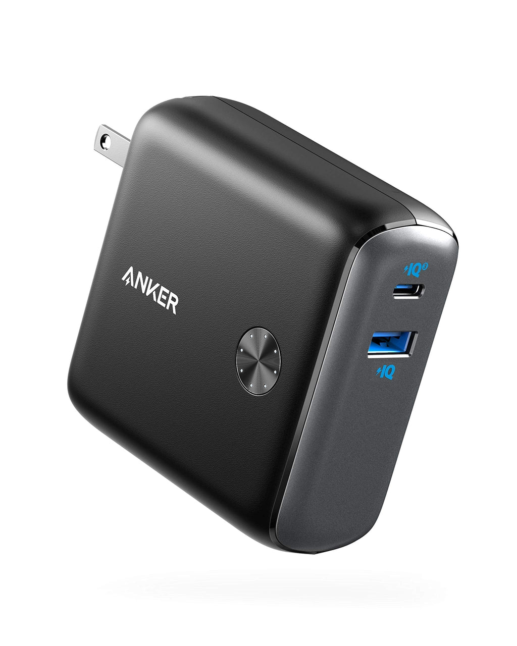  [AUSTRALIA] - Anker PowerCore Fusion 10000, 20W USB-C Portable Charger 10000mAh 2-in-1 with Power Delivery Wall Charger for iPhone12, 12 Mini, 11, iPad, Samsung, Pixel and More Black