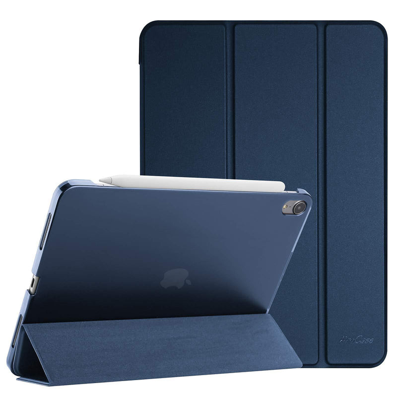  [AUSTRALIA] - ProCase iPad Air 4 Case 10.9 Inch 2020 iPad Air 4th Generation Case A2316 A2324 A2325 A2072, Slim Stand Hard Back Shell Protective Smart Cover Cases for iPad Air 10.9" 4th Gen 2020 -Navy Navy