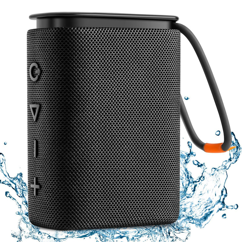 IPX7 Waterproof Bluetooth Speaker, Hadisala H2 Portable Wireless Speaker Bluetooth 5.0 with Rich Bass HD Stereo Sound 15H Playtime USB-C Charge, Shower Speaker TWS Pairing for Home, Outdoors, Travel Black - LeoForward Australia