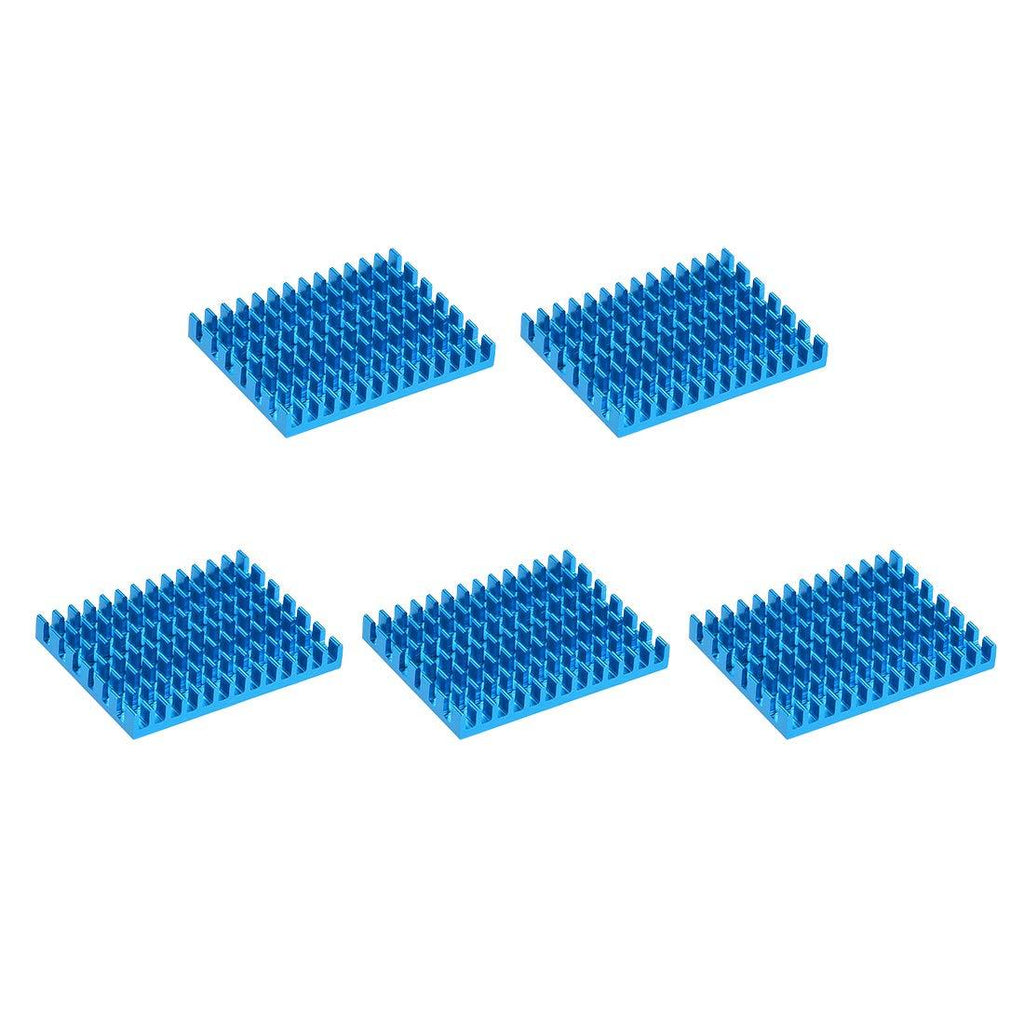 uxcell Electronic Radiators Heatsink for MOS GPU IC Chip Blue 30 x 40 x 5 mm 5pcs 30x40x5mm - LeoForward Australia