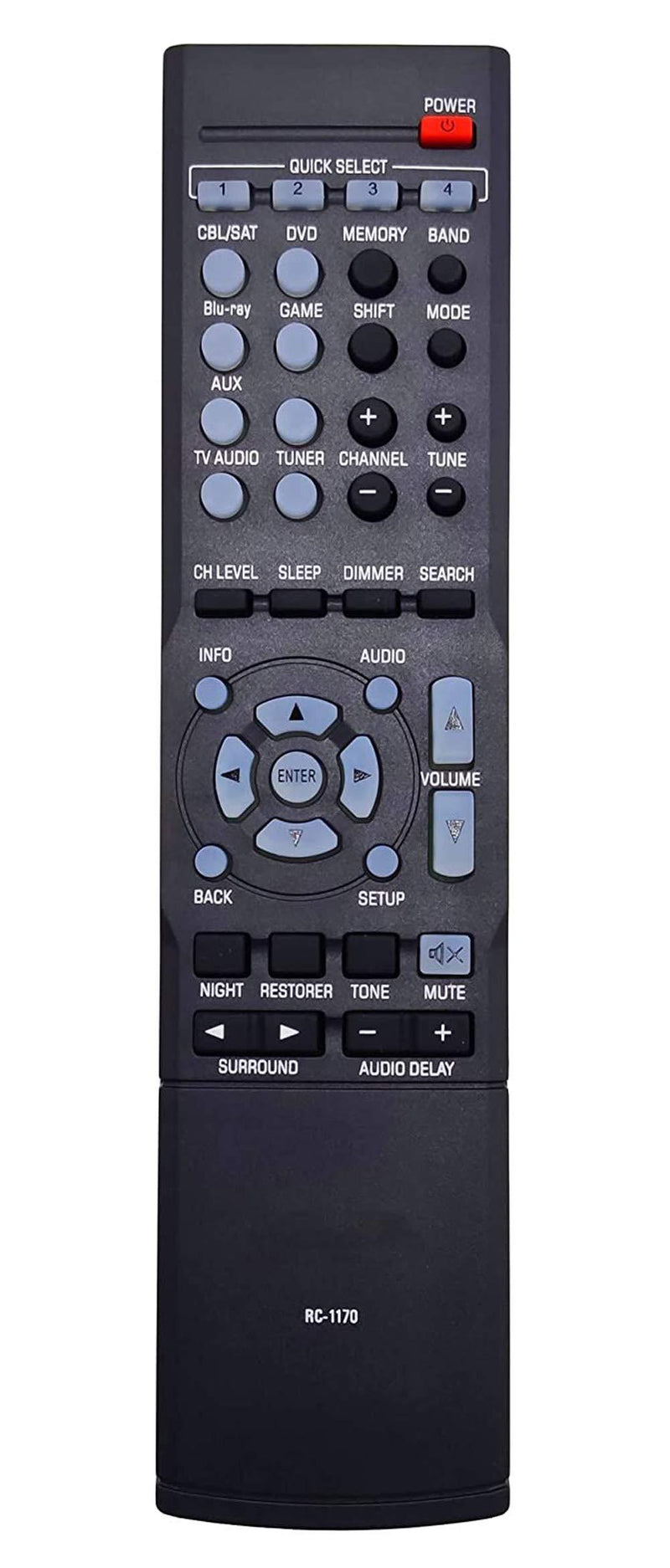 Universal Remote Compatible for DENON RC-1170 RC1170 AVR-1513 AVR1513 Audio/Video Receiver Control(2012) - LeoForward Australia