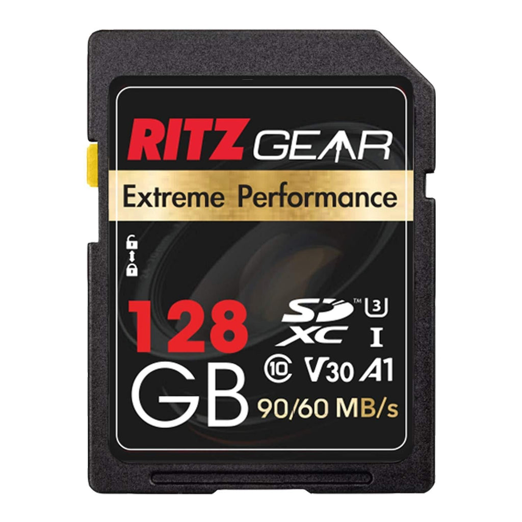  [AUSTRALIA] - Extreme Performance High Speed UHS-I SDXC 128GB SD Card 90/60 MB/S U3 A1 Class-10 V30 Memory Card for SD Devices That can Capture Full HD, 3D, and 4K Video as Well as raw Photography 1 Pack