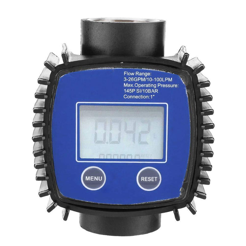 Jadeshay Diesel Flow Meter,Digital Display High Accuracy Water Diesel Flow Meter Flowmeter 1in Internal Thread - LeoForward Australia