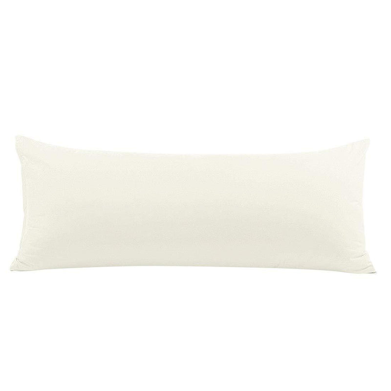  [AUSTRALIA] - PiccoCasa Body Pillow Cover Beige Pillowcase, Brushed Microfiber Body Pillow Cover, Wrinkle, Fade, Stain Resistant, Soft Long Pillow Cases for Body Pillows 20"x48" Body(20"x48")