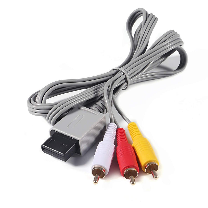  [AUSTRALIA] - Aokin AV Cable for Wii Wii U, Audio Video AV Cable Cord for Nintendo Wii and Wii U, 1.8M/6FT