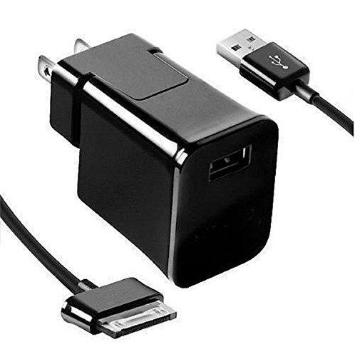 Tab Charger,Galaxy tab 2 Charger,30 pin USB Charger Cable Made for Samsung Galaxy Tab 2 7.0 7.7 8.9 10.1 Note 10.1 GT-N8013 N8000 inch Table (Black) - LeoForward Australia