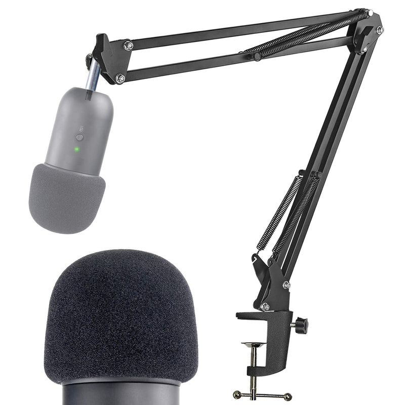  [AUSTRALIA] - K678 Mic Stand with Pop Filter - Microphone Boom Arm Stand with Foam Windscreen for Fifine K678 USB Podcast Microphone by YOUSHARES