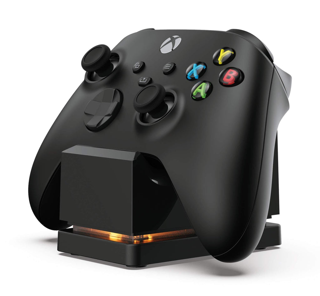  [AUSTRALIA] - PowerA Charging Stand for Xbox - Black, Wireless Controller Charging, Charge, Rechargeable Battery, Xbox Series X|S, Xbox One - Xbox Series X Single Charge Black