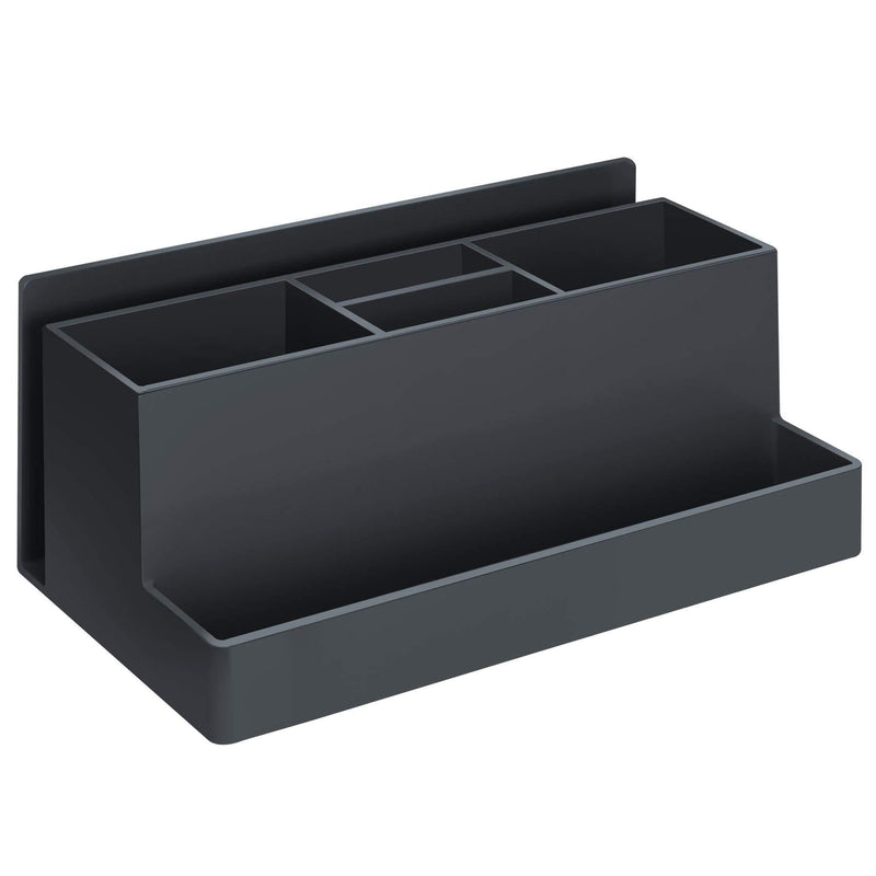 Acrimet Desktop Organizer - Multi Organizer Caddy Holder for Office, Home and School use (Plastic) (Black Color) - LeoForward Australia
