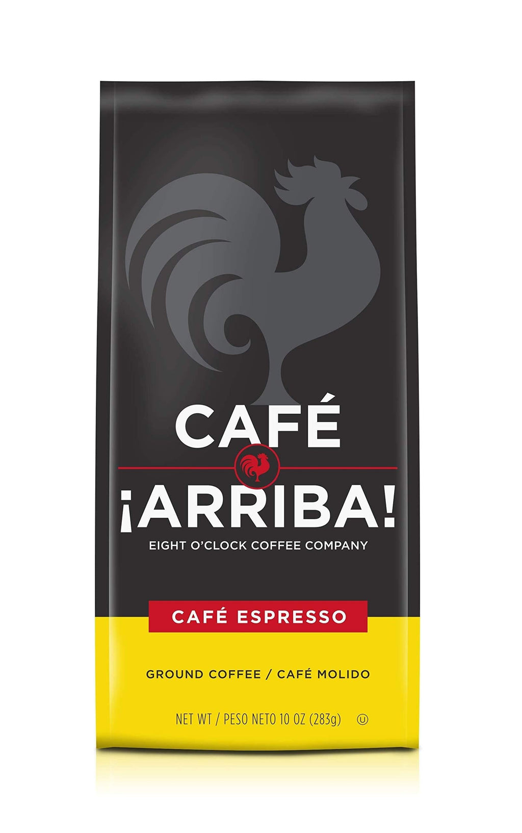  [AUSTRALIA] - Eight O'Clock Coffee Cafe Arriba, Ground Coffee, Cafe Espresso Medium Roast, 10 Oz Café Espresso