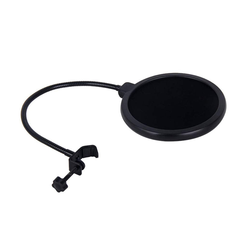  [AUSTRALIA] - Etopars Microphone Pop Filter Mask Shield Swivel Sound Shield Guard Windscreen Double Layer Recording Studio Mic Screen