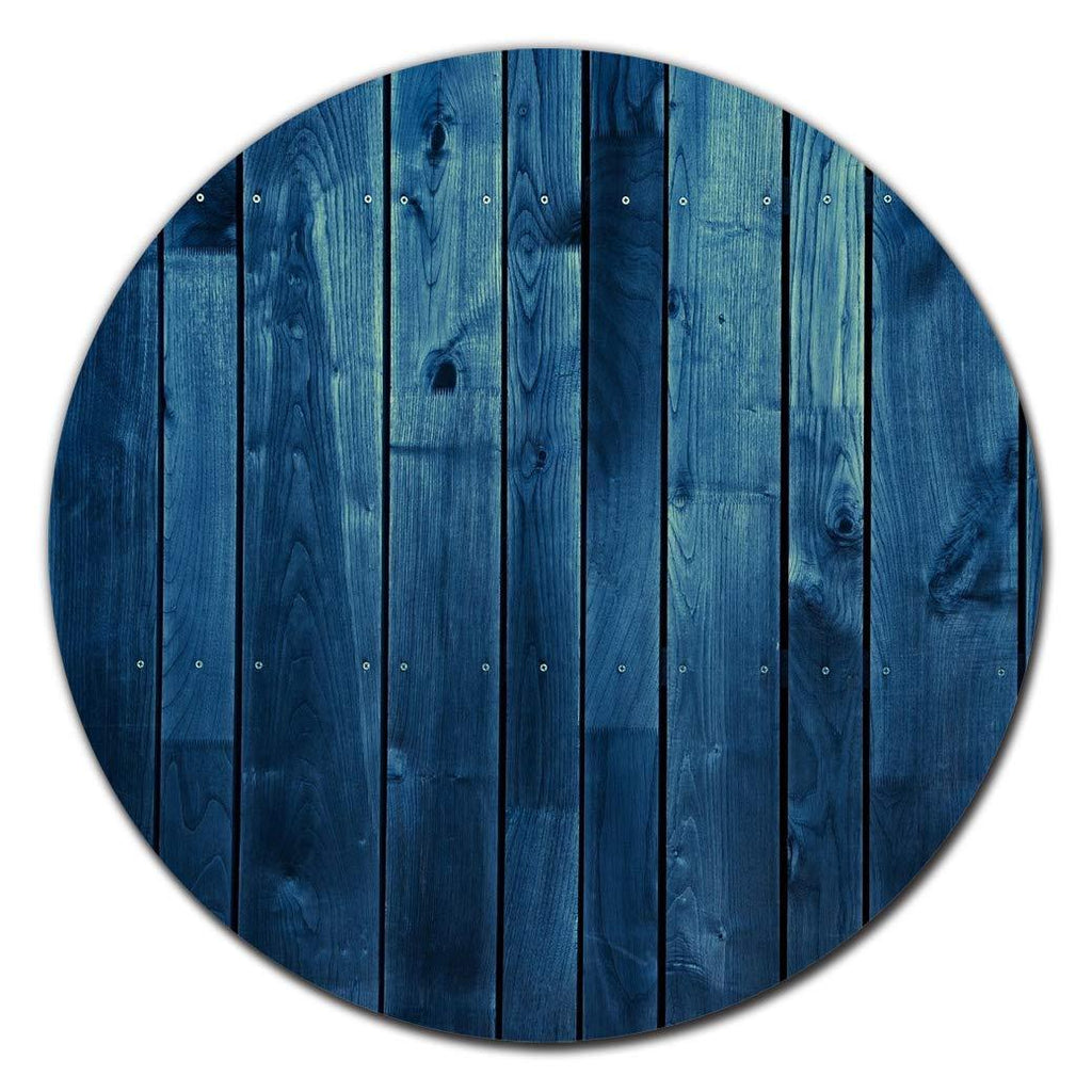  [AUSTRALIA] - SuoLong[20% Larger] Wood Wall Round Mouse Pad Wall of Sapphire Wood Texture Background Macro Decor Gaming Mouse Pad Rectangle Non-Slip Rubber Mousepad for Computers Laptop 8.7 x 8.7 Inches Blue wood grain-C