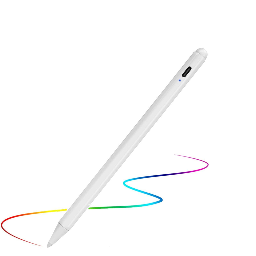 2020 iPad Air 4th Gen 10.9-Inch Stylus Pencil with Palm Rejection,Type-C Charge Replaceable 1.5mm Fine Tip 2nd Stylus Pens Compatible with Apple Pencil for iPad Air 4th Gen 10.9" Drawing Pens,White White - LeoForward Australia