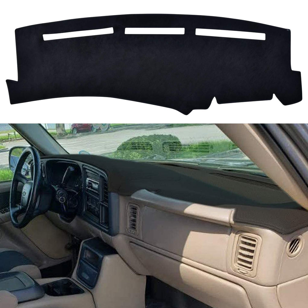 SPEEDWOW Dashboard Dash Board Cover Mat Carpet Compatible with 1999-2006 Chevrolet Silverado Avalanche Tahoe Suburban GMC Pickup Yukon 1999-2006 Chevy and GMC - LeoForward Australia