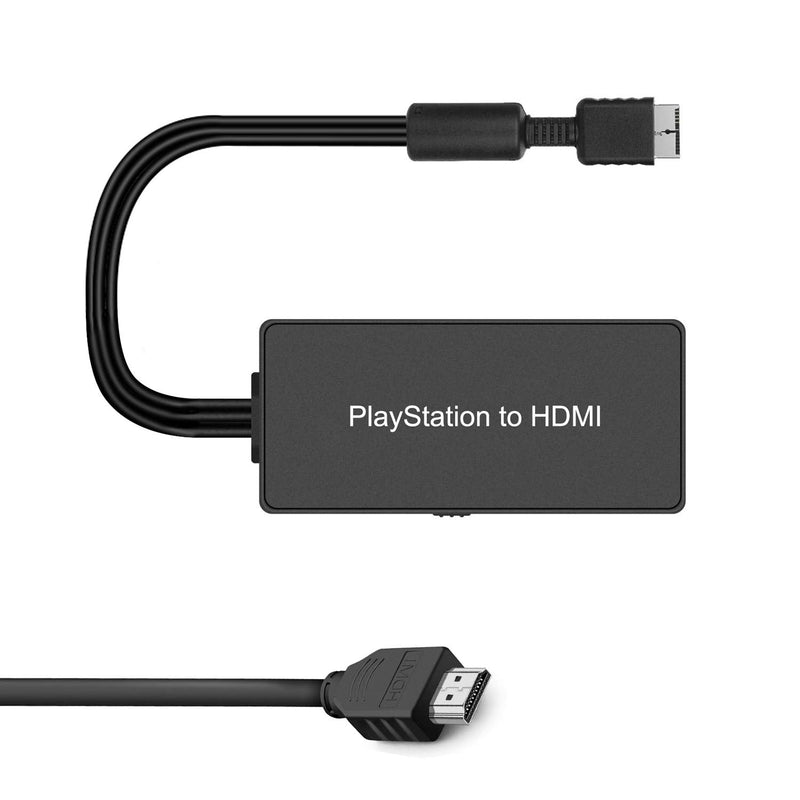  [AUSTRALIA] - Azduou PS2 to HDMI Adapter PS2 HDMI Cable PS2 to HDMI Converter Support HDMI 4:3/16:9 Switch, Works for Playstation 1/Playstation 2 HD Link Cable. Playstation 1 Adapter Sony PS2 HDMI Adapter