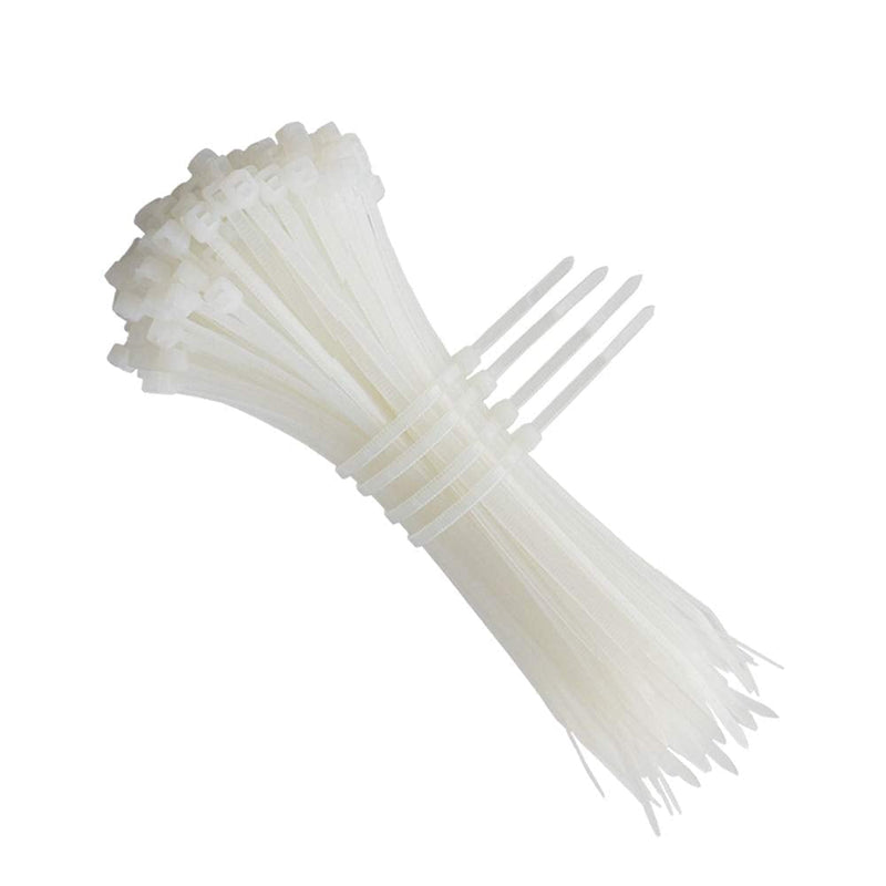  [AUSTRALIA] - ETOPARS 250 X White 12" Self Locking Nylon Plastic Cable Ties 50 Pounds Width 0.19inch Electrical Wrap Protected Wire Cord Zip Tie Strap Lock White 250Pcs 12" X 0.19"