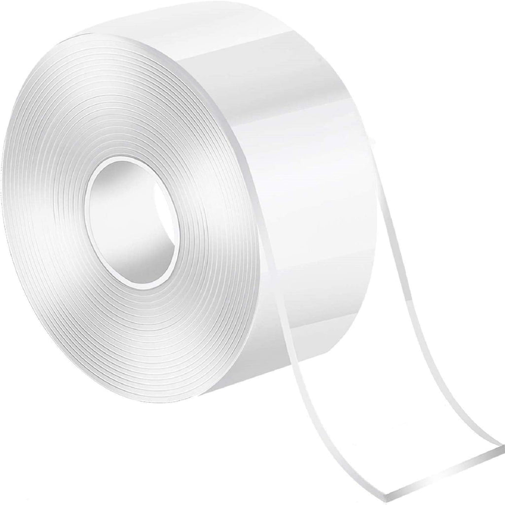  [AUSTRALIA] - Nano Double Sided Tape, 5m/16.5ft Easy Tape Heavy Duty, Washable Strong Wall Tape Removable Transparent Sticky Tape for Home and Office (1.18inch) 1Roll-5M/16.5'