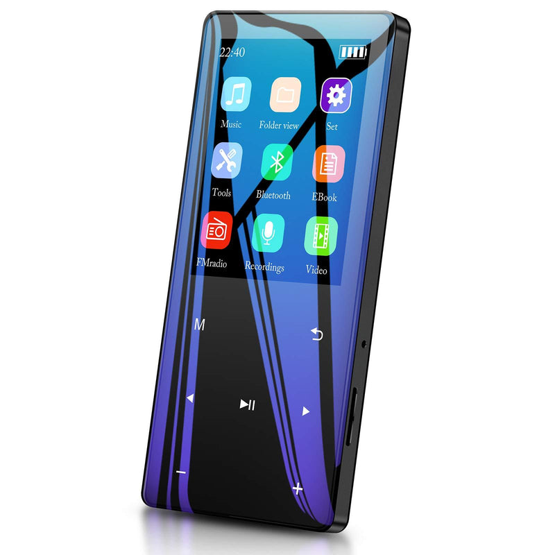  [AUSTRALIA] - 32GB Mp3 Player with Bluetooth 5.0 for Running - EVIDA Portable Music Player Touch Buttons HiFi Sound