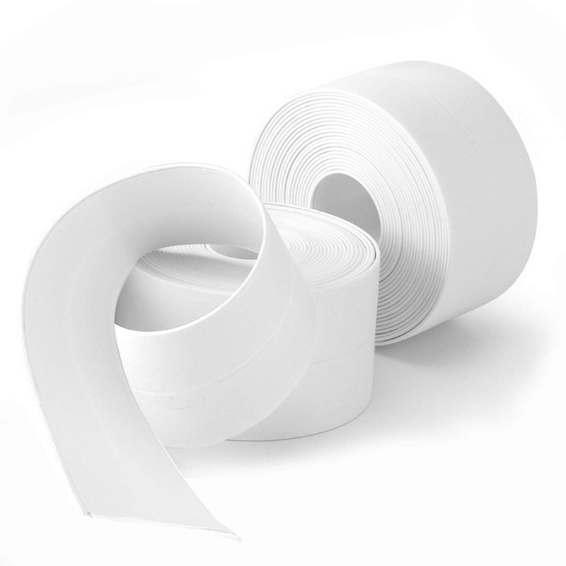  [AUSTRALIA] - SENKEI Caulk Strip, 2 Pack 1.5" x 10.5Ft Caulk Strip for Bathtub Self Adhesive Caulk Tape Caulking Sealing Tape for Kitchen Countertop,Sink,Bathroom,Toilet,and Bathtub Floor Wall Edge Protector