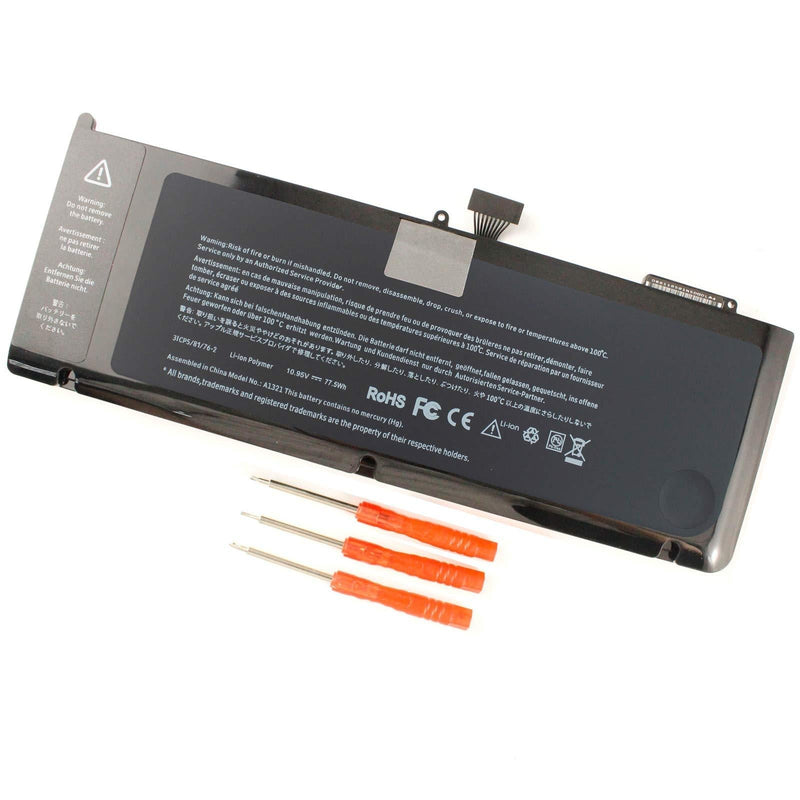 A1321 A1286 Laptop Battery for MacBook Pro 15 Inch Mid 2009 Mid 2010, Replacement for MacBook Pro Battery A1321 A1286 MC371LL/A MC372LL/A MB985 MB986 MC118 77.5WH - LeoForward Australia