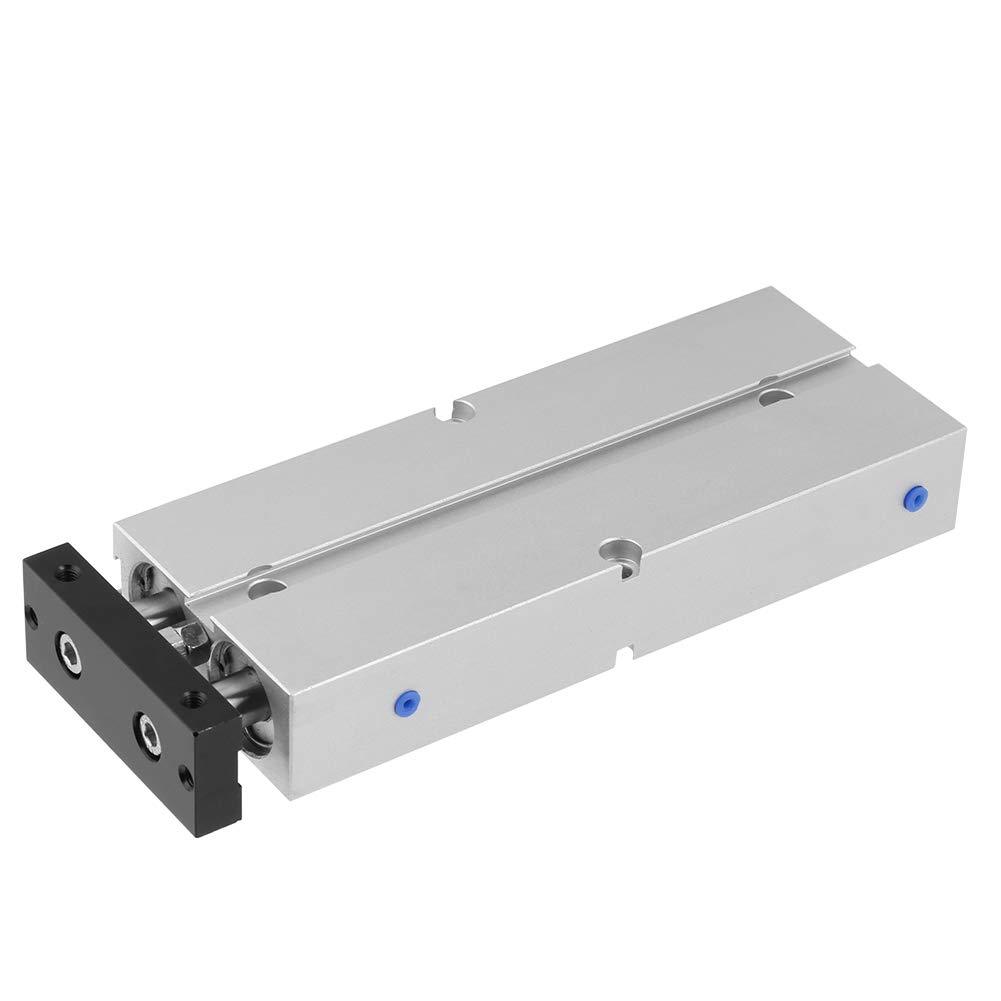 Bore 20mm Double-Rod Shaft Cylinder Double-Acting Air Cylinder Stroke 100mm Air Pneumatic Cylinder - LeoForward Australia