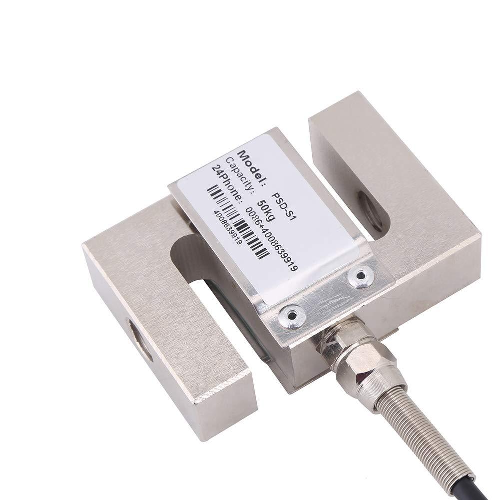 Load Cell Sensor S Type High Precision Weighting Sensor Module 0-2000KG Tension Load Cell Scale Sensor Stable Portable Sensor for Electronic Weighing Devices with Cable (100kg) - LeoForward Australia
