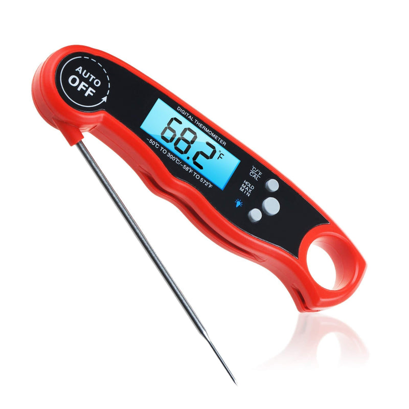  [AUSTRALIA] - Meat Thermometer, WeGuard Digital Instant Read Food Thermometer Cooking Thermometer with Probe for Baking Grilling Smoker Liquids Food Grade Stainless Steel…