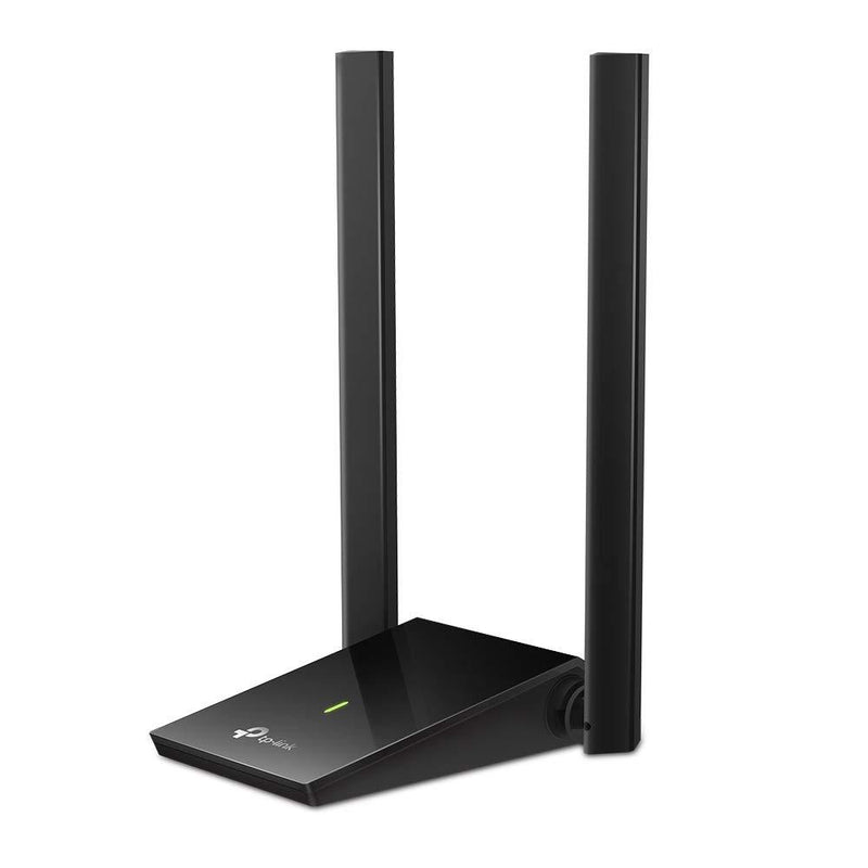  [AUSTRALIA] - TP-Link USB WiFi Adapter Dual Band Wireless Network Adapter for Desktop PC (Archer T4U Plus)- AC1300Mbps with 2.4GHz/5GHz High Gain 5dBi Antennas, Supports Windows 10/8.1/8/7, Mac OS 10.9 - 10.14