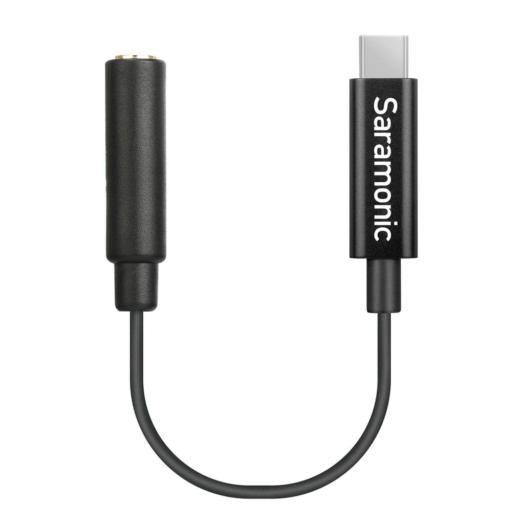  [AUSTRALIA] - Saramonic Gold-Plated 3.5mm Female Microphone & Audio Adapter Cable for DJI Osmo Action (SR-C2007)