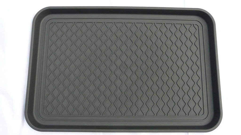 [AUSTRALIA] - Sweet Home Stores Square Boot Tray Indoor/Outdoor, 23" X 15", Black 23'' X 15''