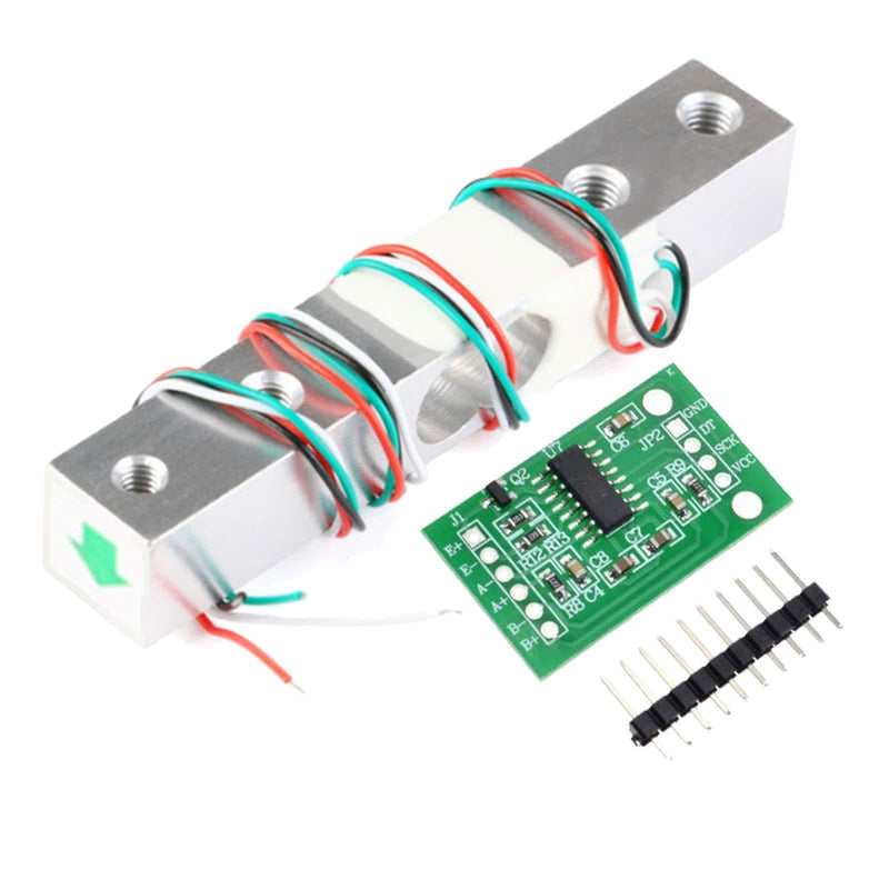 ALAMSCN Digital Load Cell Weight Sensor + HX711 Weighing Sensor ADC Module for Arduino DIY Portable Electronic Kitchen Scale Kit (10KG+HX711) 10KG+HX711 - LeoForward Australia