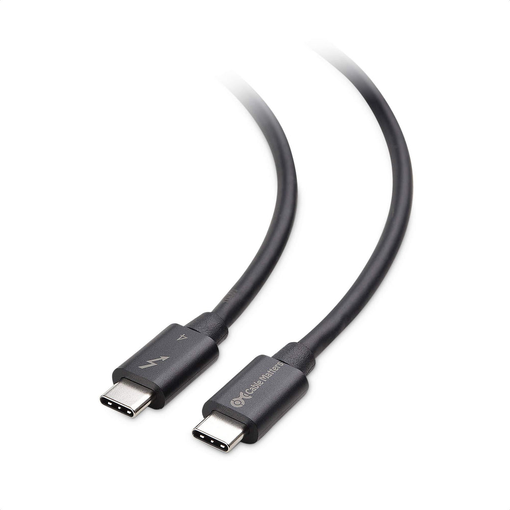 [Intel Certified] Cable Matters 40Gbps USB4 Thunderbolt 4 Cable 2.6ft with 8K Video and 100W Charging - 0.8m - Backwards Compatible with Thunderbolt 3 Cable and USB-C 2.6 Feet - LeoForward Australia