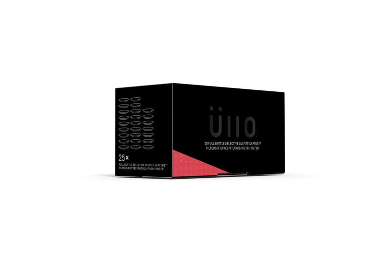  [AUSTRALIA] - Ullo Full Bottle Replacement Filters (25pack) With Selective Sulfite Technology To Make Any Wine Sulfite Preservative Free