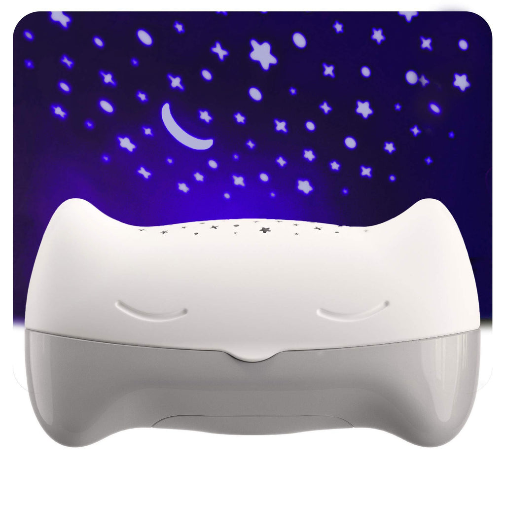  [AUSTRALIA] - BENBAT Hooty Baby Soother and Projector - Sound and Sleep Projector with Glowing Night Light and Starlight Projection Image for Nursery or Car - for Use at Home or On-The-Go