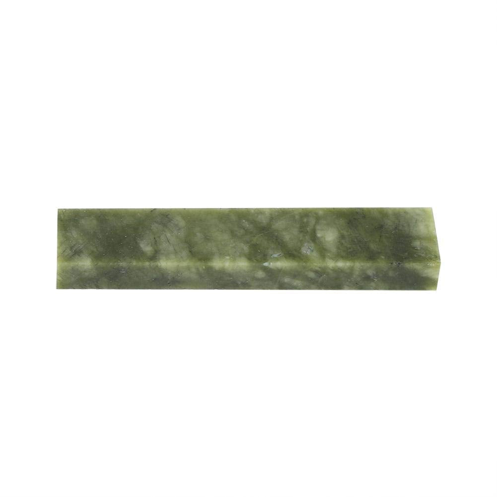  [AUSTRALIA] - 3.94 X 0.79 X 0.39Inch Sharpening Stone, Lightweight Whetstone, Wearable for Sharpening Kitchen Knives Scissors(Green jade 10000 mesh) Green