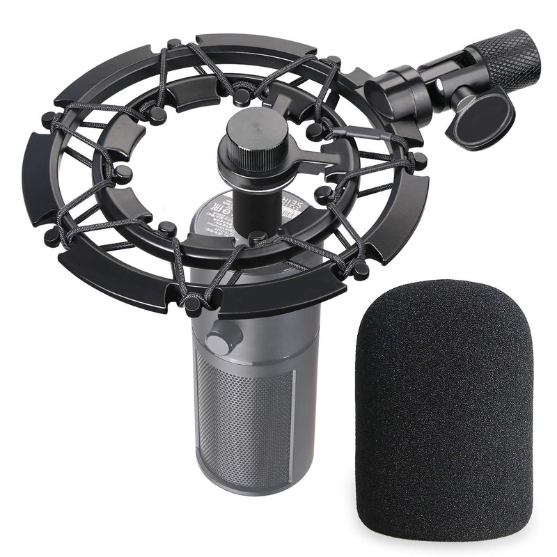  [AUSTRALIA] - Razer Seiren X Shock Mount and Pop Filter Matching Mic Boom Arm Stand, Compatible for Razer Seiren X Microphone by YOUSHARES