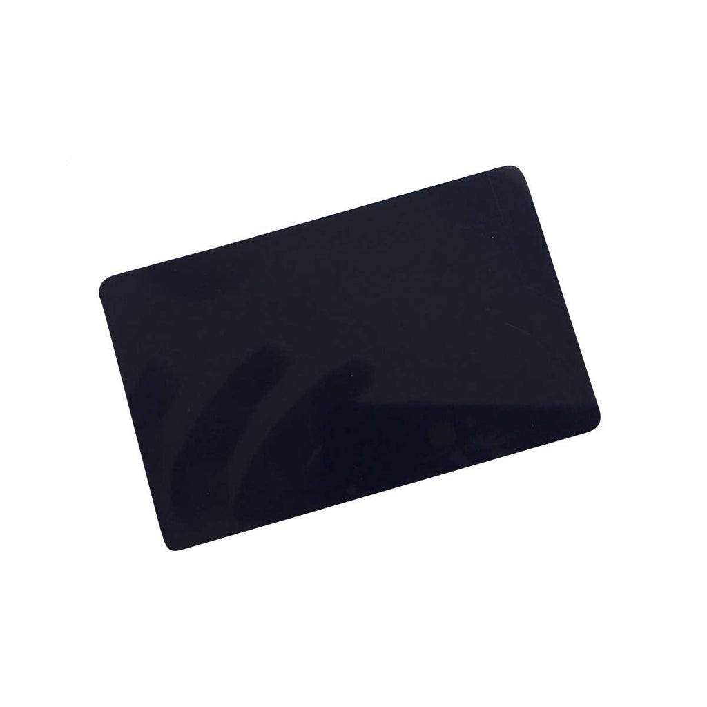  [AUSTRALIA] - YARONGTECH NTAG215 NFC Blank PVC Color Cards Work with TagMo and Amiibo for All NFC-Enabled Smartphones and Devices (Pack of 10) (Black) Black
