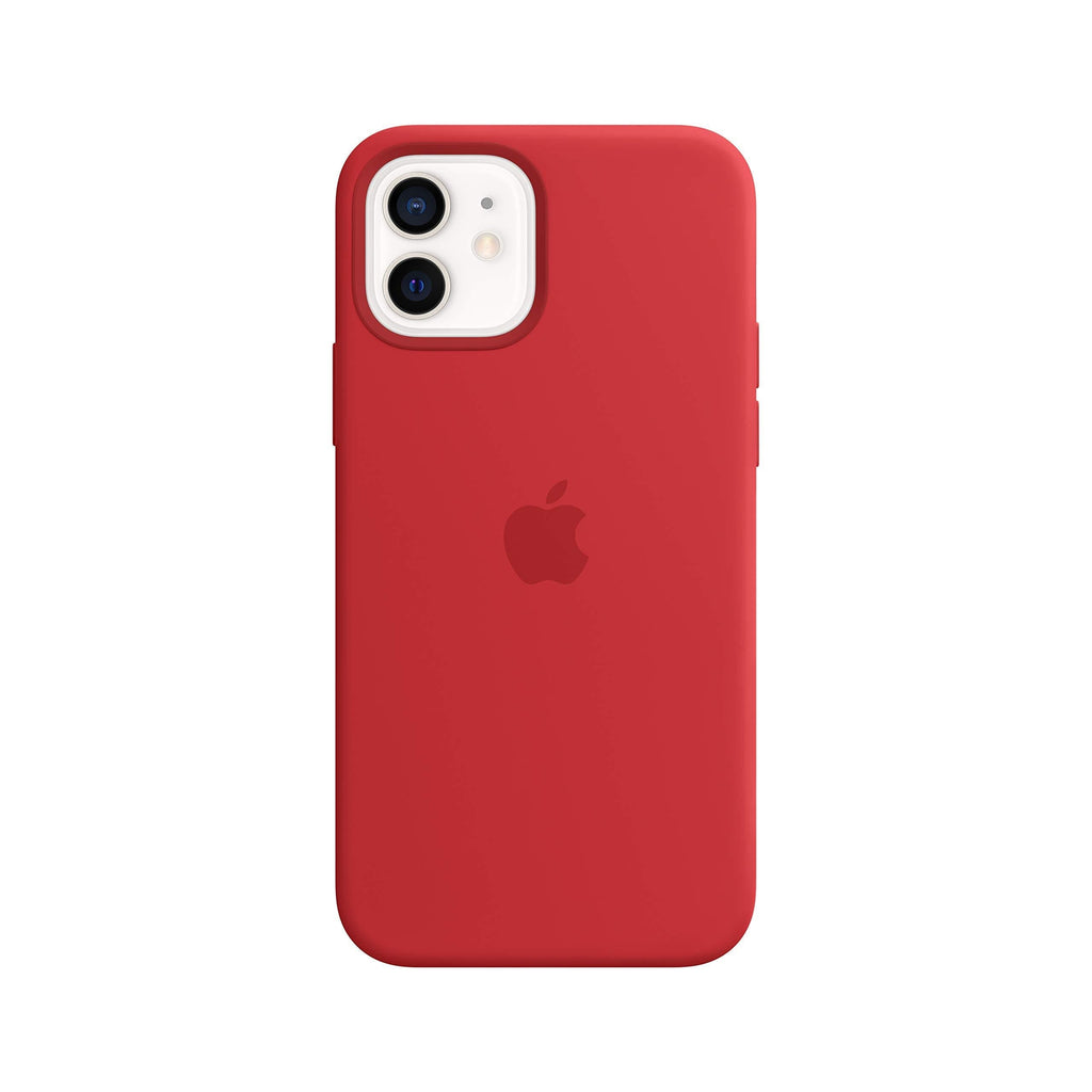 Apple Silicone Case with MagSafe (for iPhone 12 and iPhone 12 Pro) - (Product) RED - LeoForward Australia