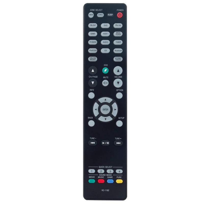 RC-1192 Replacement Remote Control Applicable for Denon AV Receiver AVR-X3100W AVR-X2100W AVR-X3200W AVR-S900W AVR-X2200W AVR-S910W AVR-X5200W AVR-X3300W - LeoForward Australia
