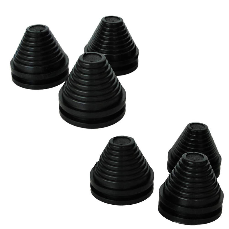 6PCS Firewall Plug Grommet Synthetic Rubber Grommets Wire Protection, Hole Grommets 1" ID 1.18" Drill Hole - LeoForward Australia