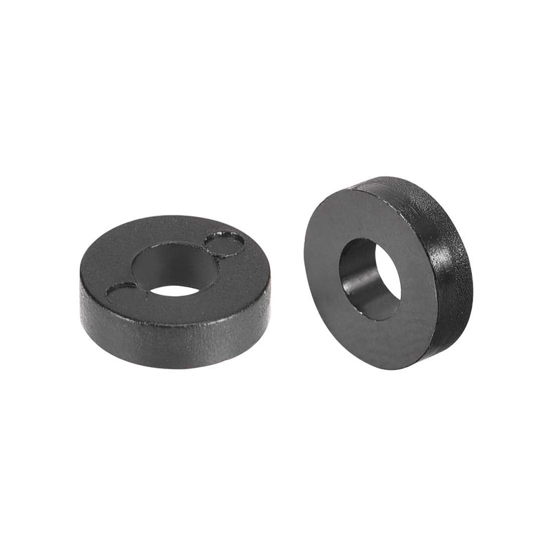  [AUSTRALIA] - uxcell ABS Round Spacer Washer 3.2mm ID 7mm OD 2mm Length for M3 Screws Block Black 250Pcs, for 3D Printer TV Wall Mount Outlet Pegboard Motorbike 3.2mmx7mmx2mm